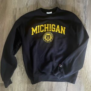 University of Michigan Navy Champion Crewneck
